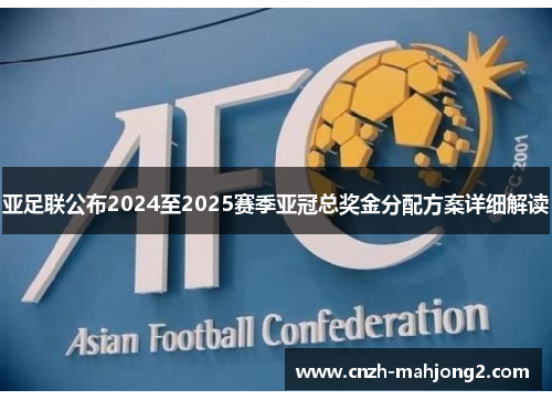 亚足联公布2024至2025赛季亚冠总奖金分配方案详细解读 亚足联公布2024至2025赛季亚冠总奖金分配方案详细解读