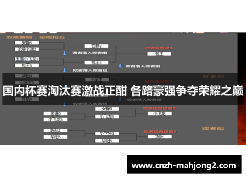 国内杯赛淘汰赛激战正酣 各路豪强争夺荣耀之巅